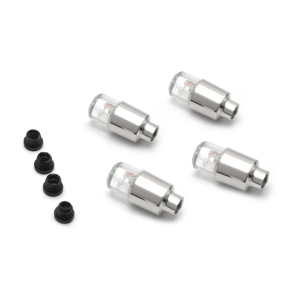 For Chevy Camaro Corvette RGB LED Wheel Tire Tyre Valve Stem Flash Strobe Light - Image 3 of 4