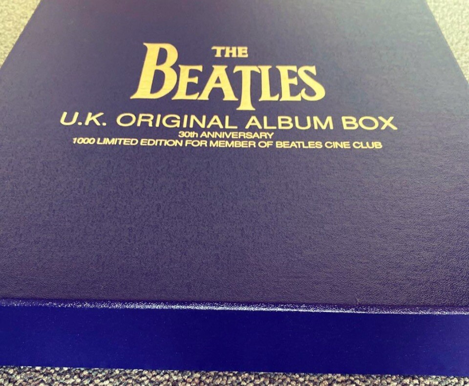 限定版UK ORIGINAL ALBUM BOX 30thANNIVERSARY THE BEATLES UK limited ORIGINAL ALBUM BOX 30thANNIVERSARY