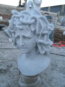 HAND CARVED MARBLE MEDUSA GREEK MYTHOLOGICAL BUST - GMB56 | eBay