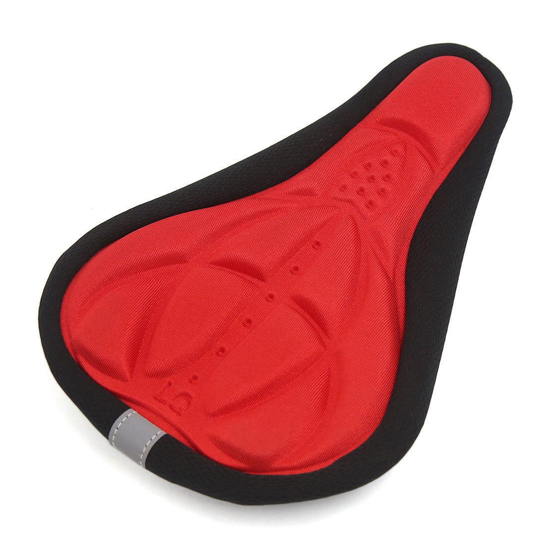 BICYCLE GYM COMFORT GEL SEAT SADDLE COVER CUSHION FOR BICYCLE GYM SPIN -RED