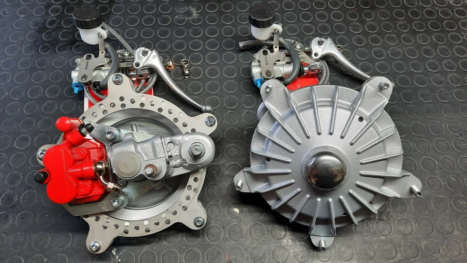 Freno a disco kit completo anteriore per vespa Et3 125 Special 50 PK 50 - Immagine 2 di 4