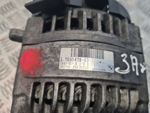 BMW 3 SERIES F30 F31 320i 2013 ENGINE N20B20A ALTERNATOR 14V 170A 7605478 #3A - Picture 10 of 10