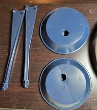 barbie doll stands STAND lot of 2 HTF Navy Dark Blue vintage straddle Pedestal