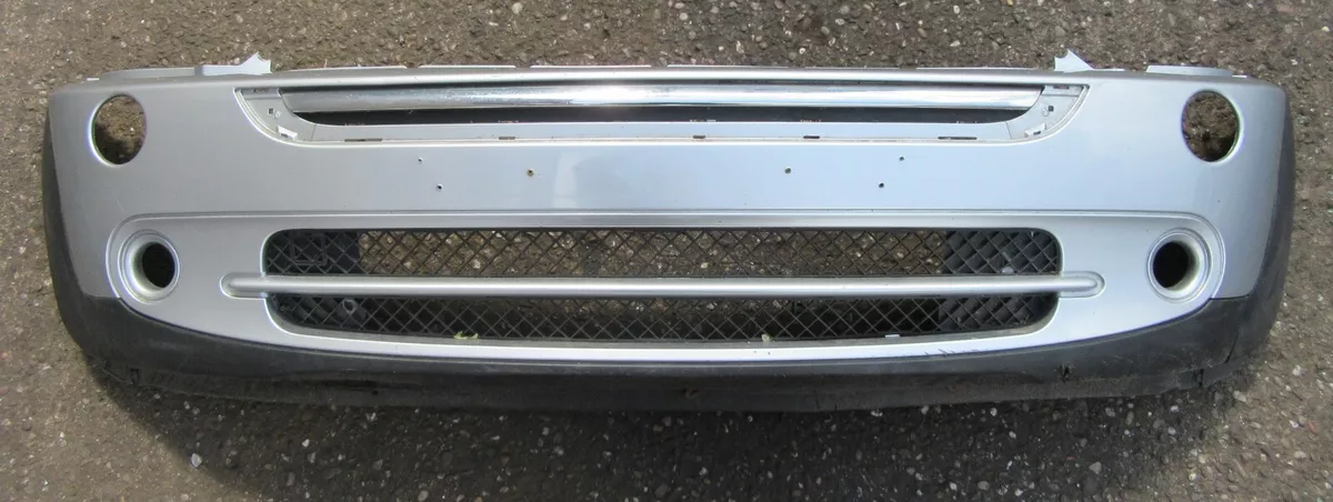 Genuine MINI Front Bumper Pure Silver Cooper One R50 R52 LCI
