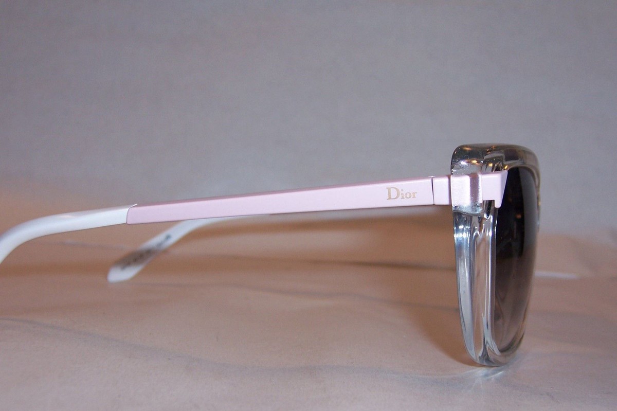 NEW CHRISTIAN DIOR CHROMATIC 1/S 8MY-IZ CRYSTAL/SILVER SUNGLASSES
