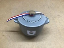 Staub Cast Iron 0.75-qt Petite French Oven - Graphite Grey