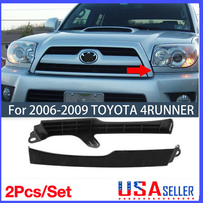 FRONT BUMPER GRILLE HEADLIGHT FILLER TRIM SET RH LH FOR 2006-2009 TOYOTA 4RUNNER