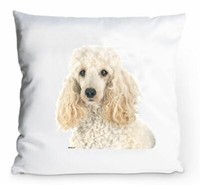 Kissenbezug 40X40Cm - WeißEr Pudel - Portrait Dog Hund Deko Kissen