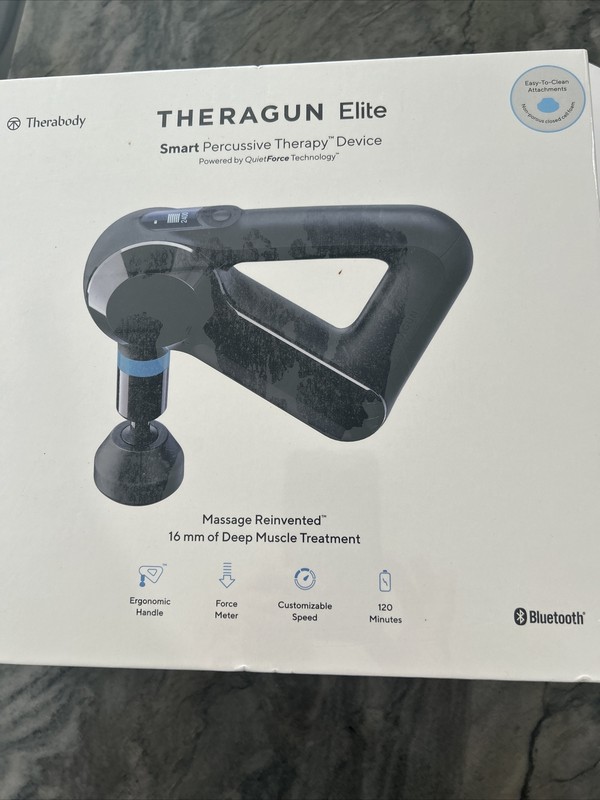 Theragun Elite Percussive Therapy Massage Device - Black (ELITE-PKG-BLK-US)