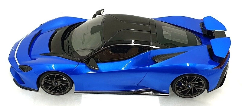 Top Speed 1/18 Scale TS0498 - Automibili Pininfarina Battista Geneva 2019 Blue - Image 4 of 4