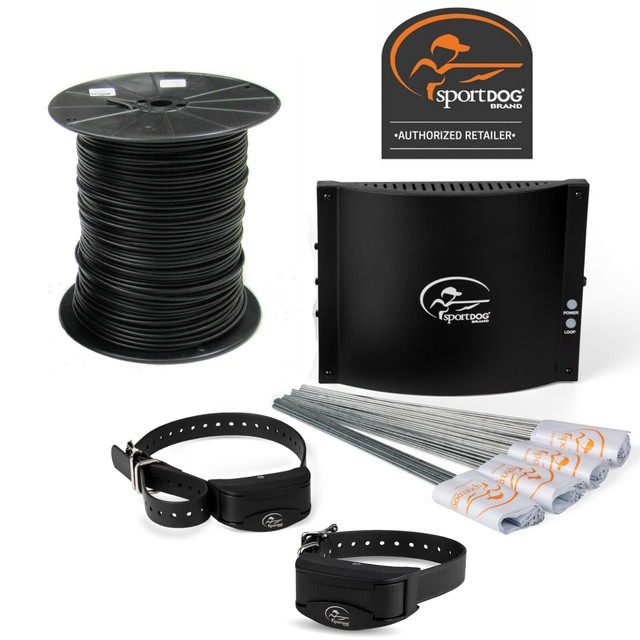 SportDOG 2 Dog Rechargeable InGround Fence 14 Gauge Wire 1000 Feet SDF