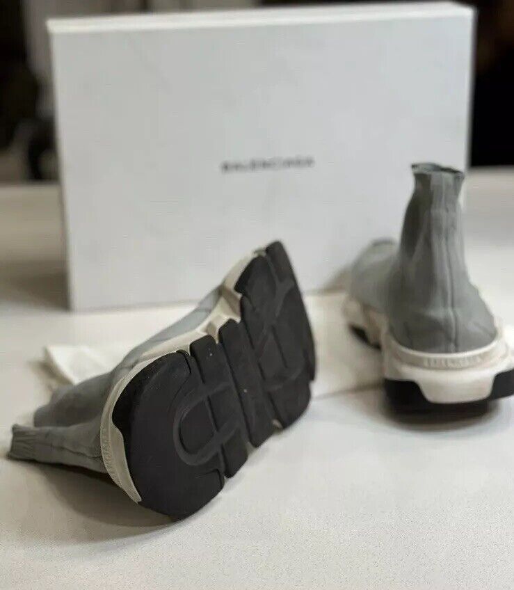 Size 9 - Balenciaga Speed Trainer Grey with writing | eBay Size 9 - Balenciaga Speed Trainer Grey with writing | eBay