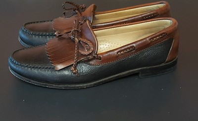 ALLEN EDMONDS Nottingham Moccasins Black & Brown Kiltie  display picture 1