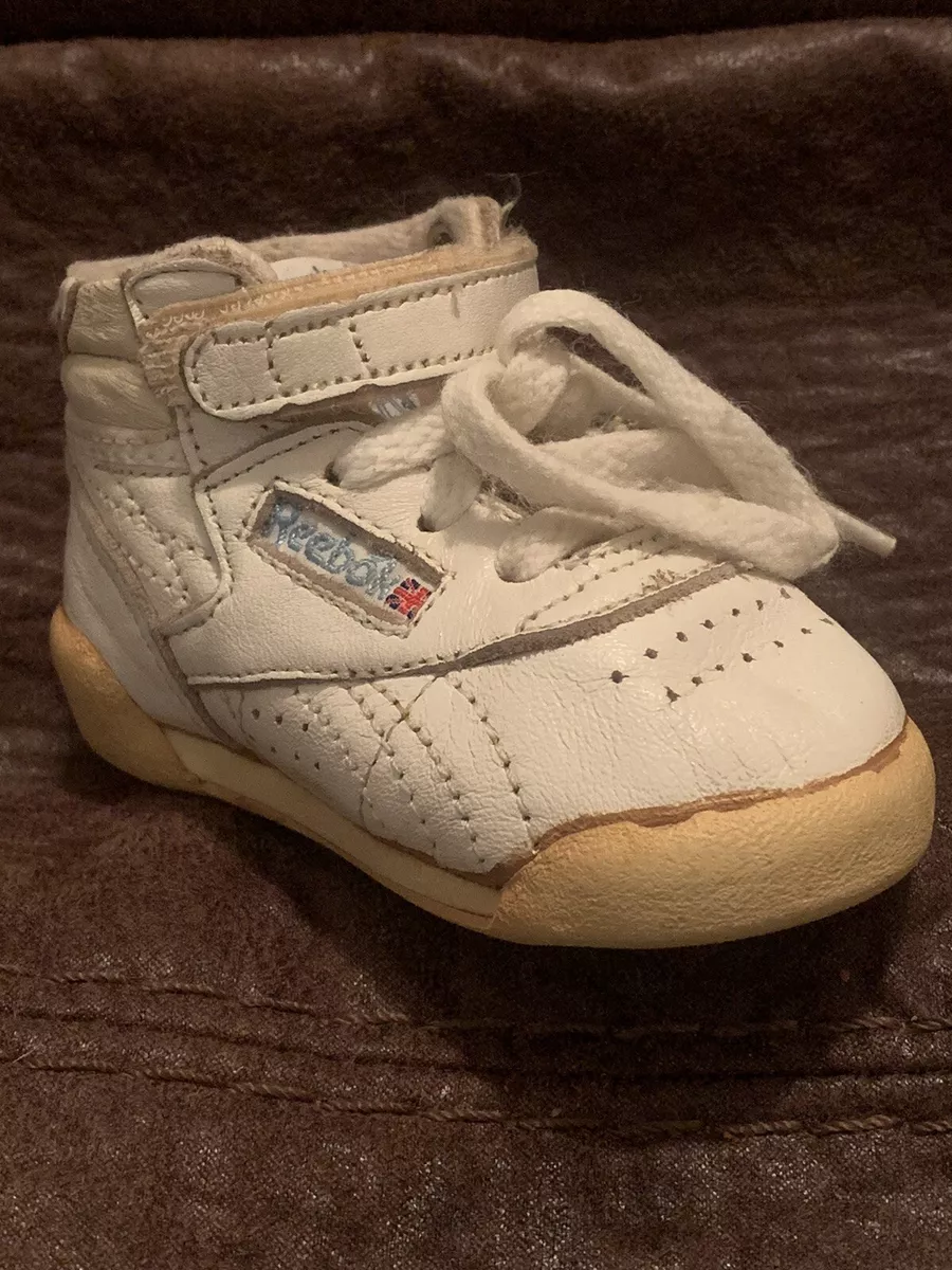 Vintage Reebok high top sneakers toddler baby size USA in Korea￼) eBay