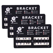 10Pack Dental Orthodontic Bracket Metal Braces Standard MBT Slot.022 3-4-5 Hooks