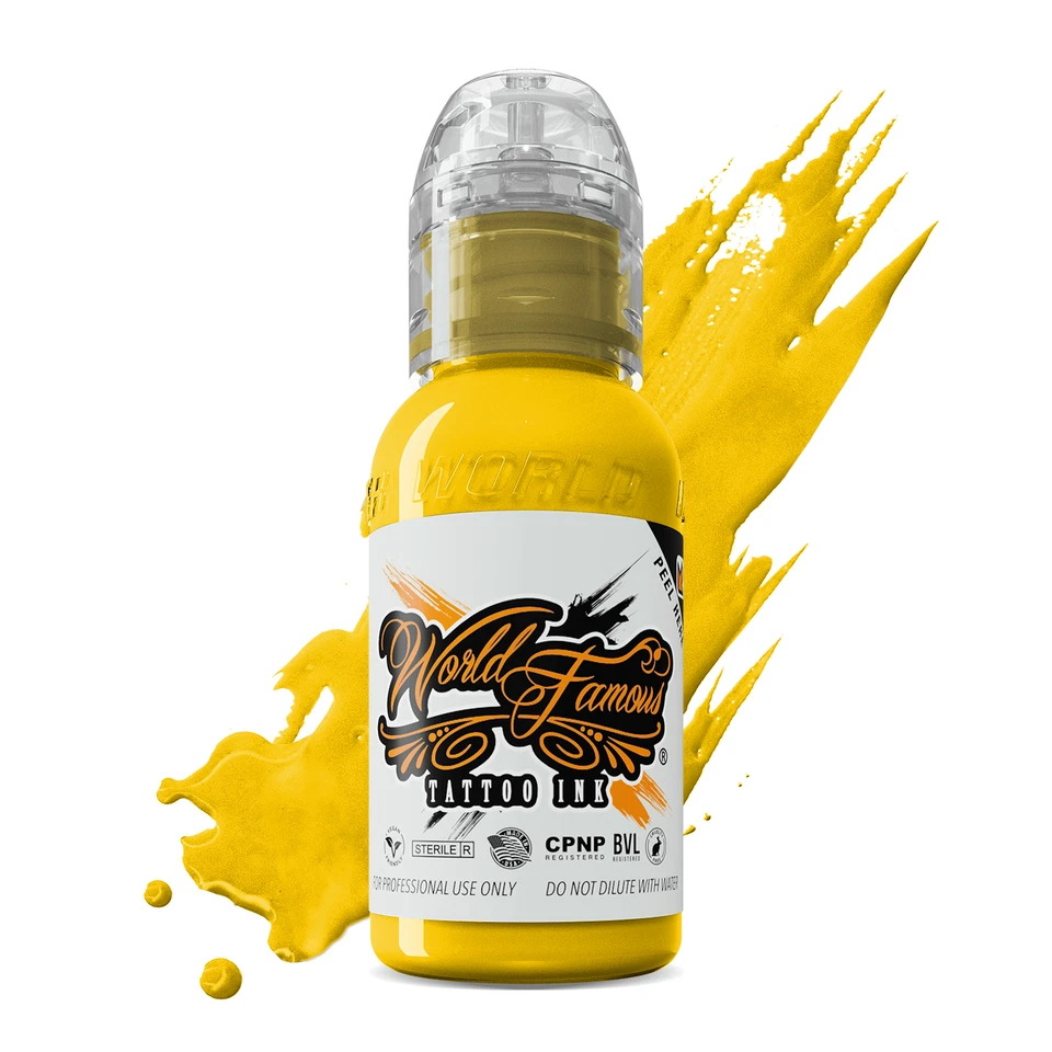 World Famous Ink Great Wall Yellow 30ml (1oz)