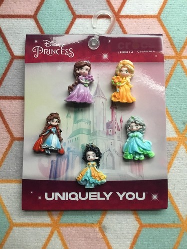 Crocs Handmade jibbitz 5pc disney princess glitter shoe charms set 13 - Picture 9 of 41