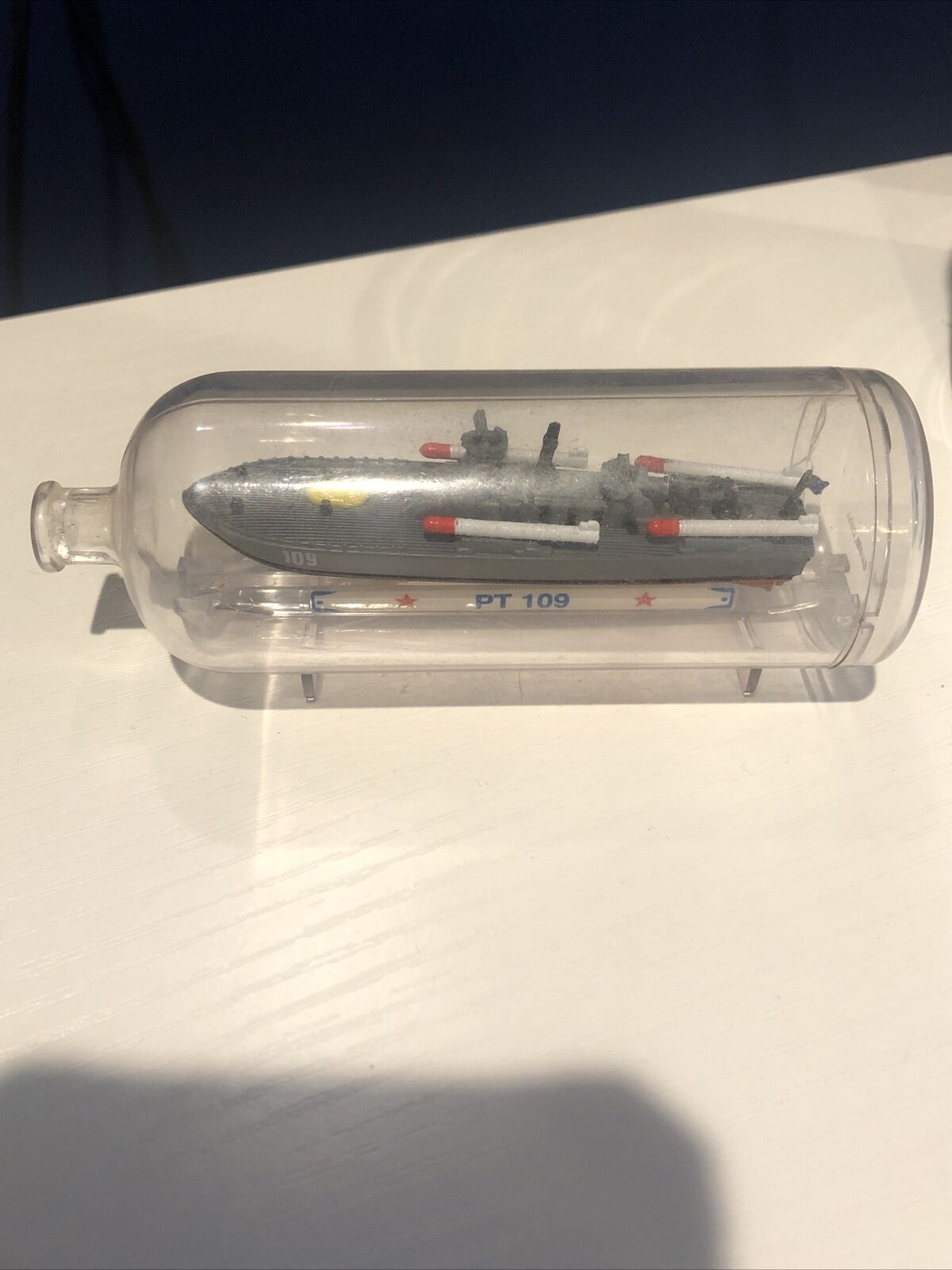 Galoob Micro Machines Military Ship in a Bottle PT-109 Motor Torpedo Boat (A-51)