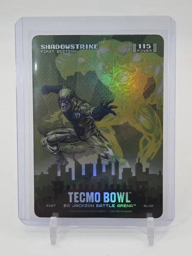 2026 Bo Jackson Battle Arena TecmoBowl Shadowstrike Skyline Battlefoil #107 GLOW