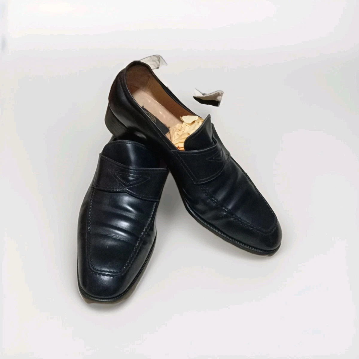 Sutor Mantellassi Tassel Loafer, Black Leather, Size 42 1/2  | Italy Sutor Mantellassi Dark Slate Gray Leather Loafers 9.5 (Eu  main image 3