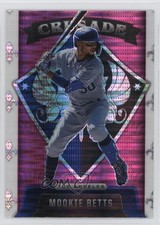 2022 Panini Chronicles Crusade Pink Pulsar Prizm Mookie Betts #25 wh2