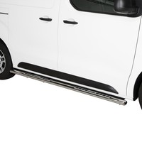 Stahl Seitenschweller Schwellerrohre FüR Peugeot Expert 2016-2026 L2 Mitte Grau