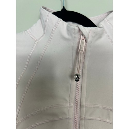 Lululemon Define Cropped Jacket Strawberry Milkshake Sz 10 - Picture 5 of 8