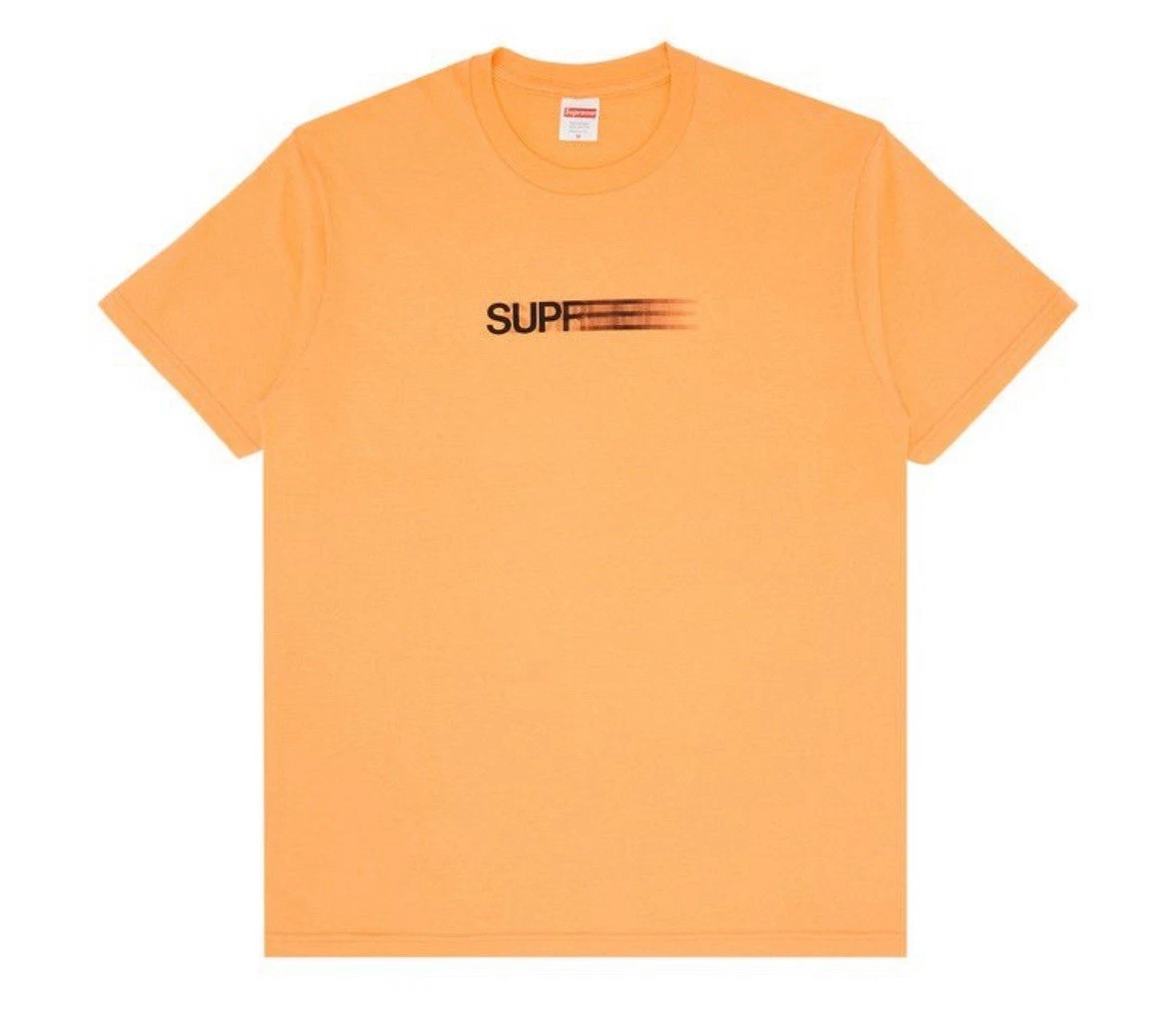 Tee shirt manches courtes Supreme Motion Logo « Pêche » homme taille L authentique
