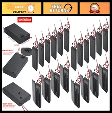 10 PCS 3 AAA 4.5V Battery Holder with Switch & Leads - Pack of 2, DIY Power Supp