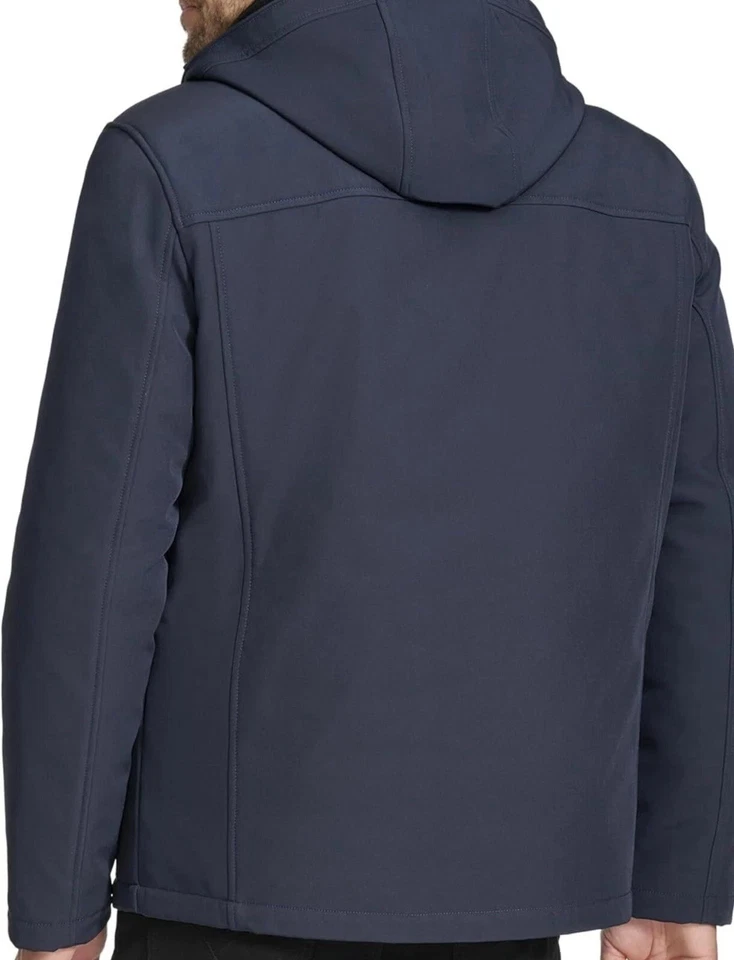 Calvin Klein Men’s 3-in-1 Systems Jacket – Blue, XL, Removable Inner & Hood - Image 4 of 4