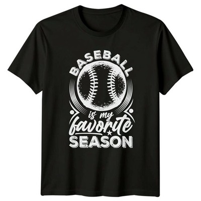 Baseball Is My Favorite Season T-Shirt Baseball Geschenk für Sie und Ihn