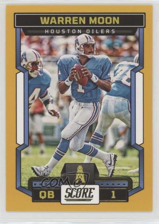 2023 Score Gold Warren Moon #8 HOF 11pj