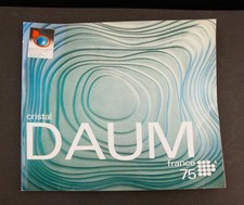 Crystal DAUM Katalog france 1975 mit Preisliste
