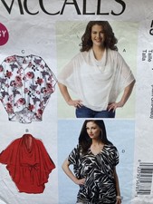 M6929 McCall's Laagenlook Easy T-shirt Top Tunic & Belt XS-M