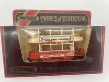 Matchbox Models Of Yesteryear Y-15 Preston Tramcar Robertsons Golden Shred