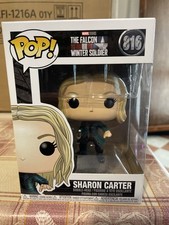 Funko Pop! Marvel The Falcon and The Winter Soldier Sharon Carter (816) Bobble-H