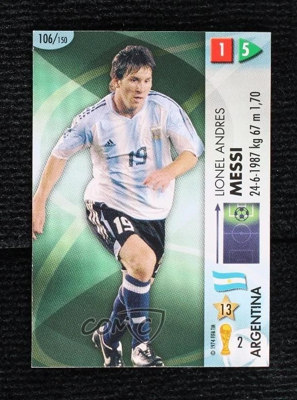 2006 Panini GOAAAL! World Cup Lionel Messi #106 for sale | eBay