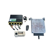  Jaguar X-type Ecm Ecu Pcm Kit Ignition Switch Door Handle Key Oem