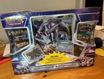 POKEMON CLASH OF LEGENDS PALKIA DIALGA BOX SEALED 4 BOOSTERS 2010 RARE HTF