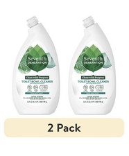 2 PACK Seventh Generation Toilet Bowl Cleaner Fresh Mint Scent without Chlorine