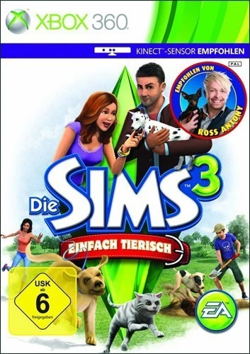 Microsoft Xbox 360 Spiel - Die Sims 3: Einfach tierisch mit OVP - Bild 1 von 1