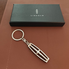 Keychain LINCOLN Metal Stainless Steel Genuin...