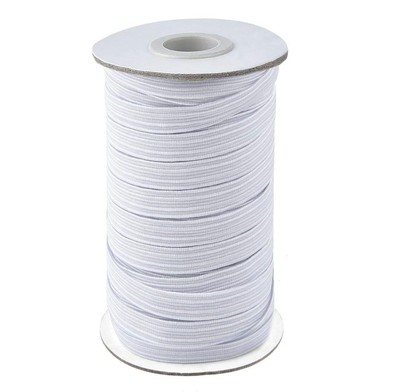 1/2 Inch Elastic Bands for Sewing 50 Yards Length Flat Stretch 1/2inch White