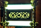 (4) Antique Theater Bronze Two Arm Wall Sconces Glass Back Lit. — photo 5