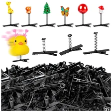 60Pcs Sprouts Rave, Duck Bill Sprout Clips, Festival Hair Hairpin Accessories fo