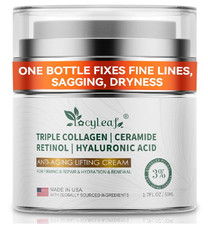 Retinol Cream, Anti-Aging Face Moisturizer, Anti-Wrinkle, Smooth Fine Lines, Hyd