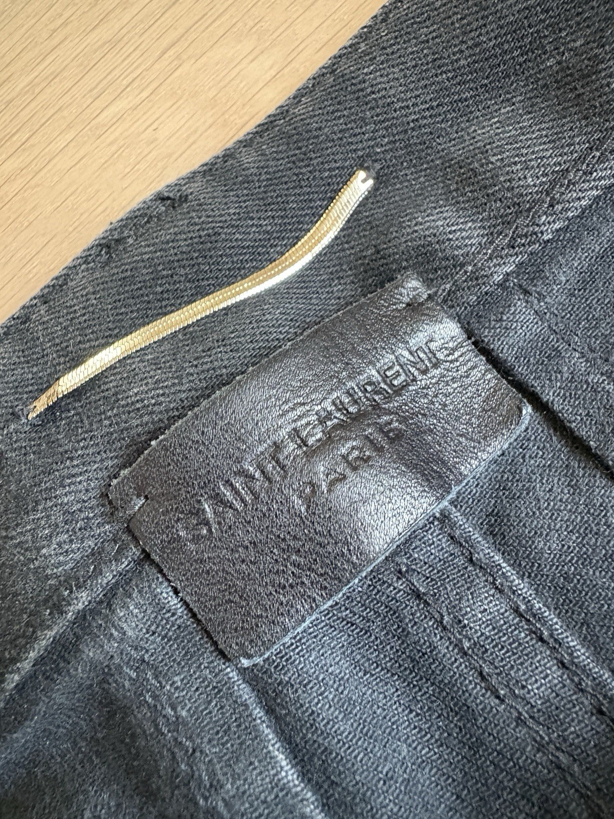 Jeans SAINT LAURENT nero Hedi Slimane 34 x 32