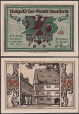 Germany - Urnstadt, 25 Pfennig, 1921, XF-AU