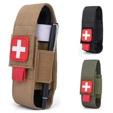 Tactical CAT Tourniquet Pouch Trauma Shear Bag Scissor First Aid Molle Holder