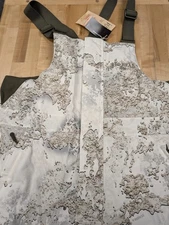 RedHead Silent Stalker Elite Hunting Bibs Men's Large TrueTimber Tundra White